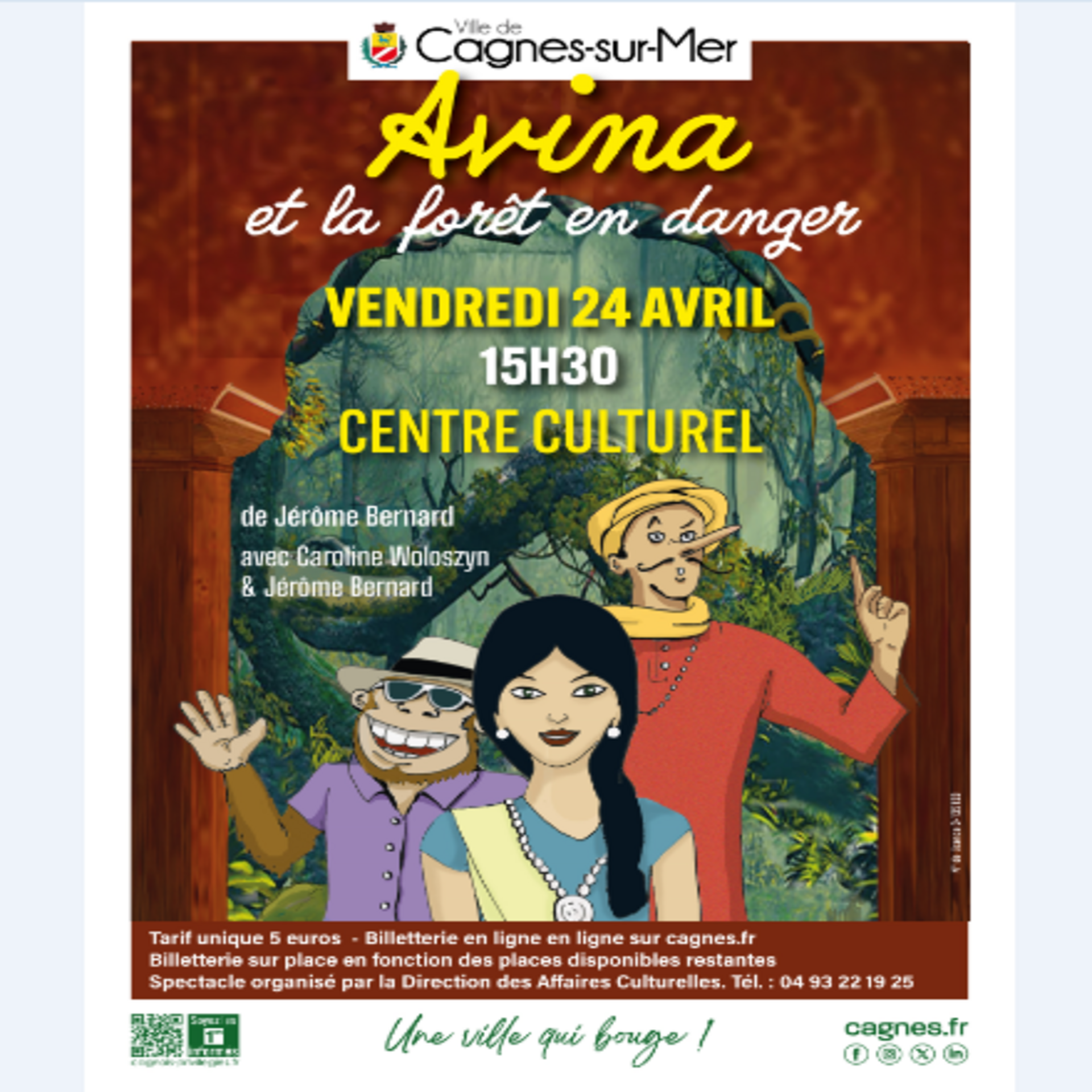 Th��tre jeune public : Avina et la for�t en danger