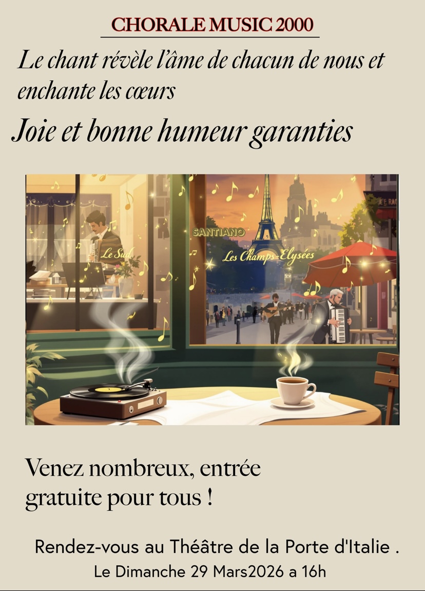 Concert du groupe vocal Music 2000