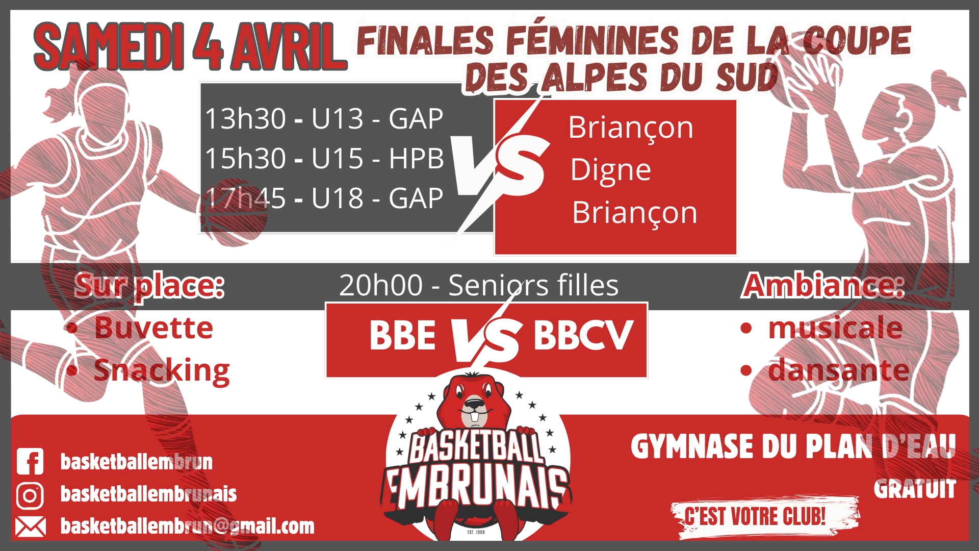 Finale F�minines - Coupe des Alpes du Sud - BASKET BALL