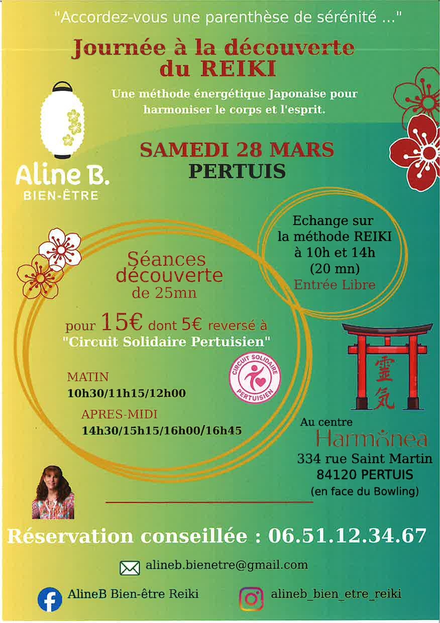 Journ�e � la d�couverte du REIKI