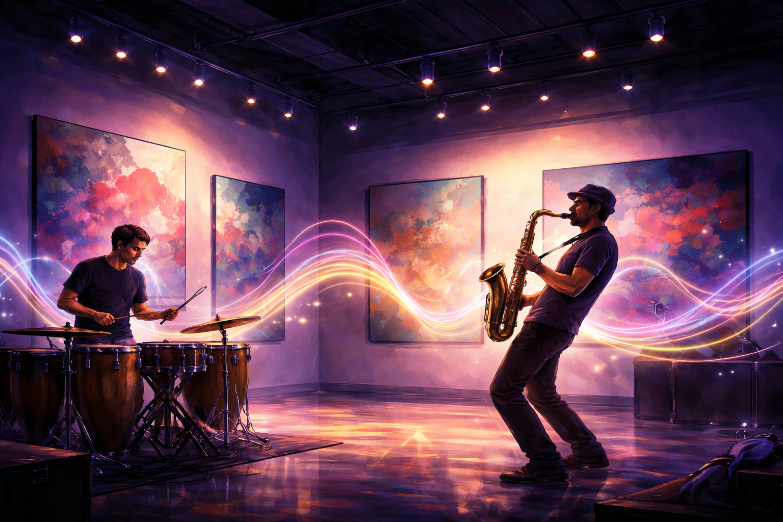 R�sonance au Centre d'art  : cr�ation sonore autour des �uvres du Frac