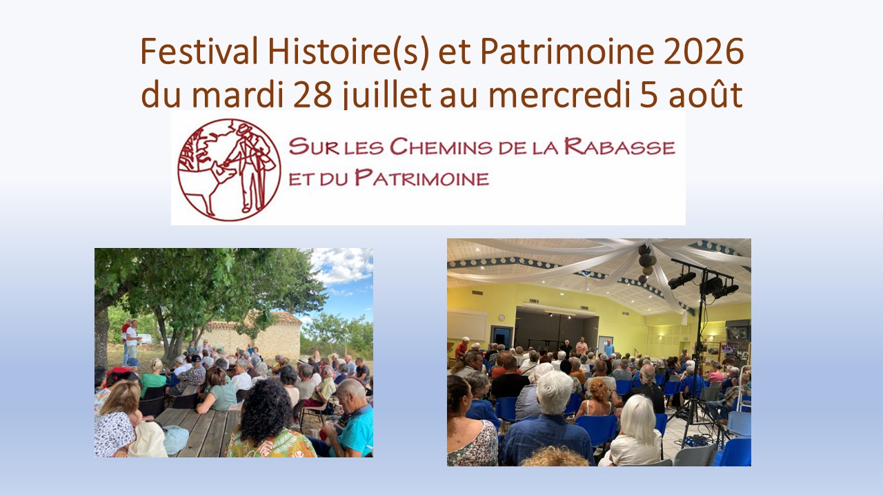 Festival Histoire(s) et Patrimoine Conf�rence de Jean-Christophe Labadie
