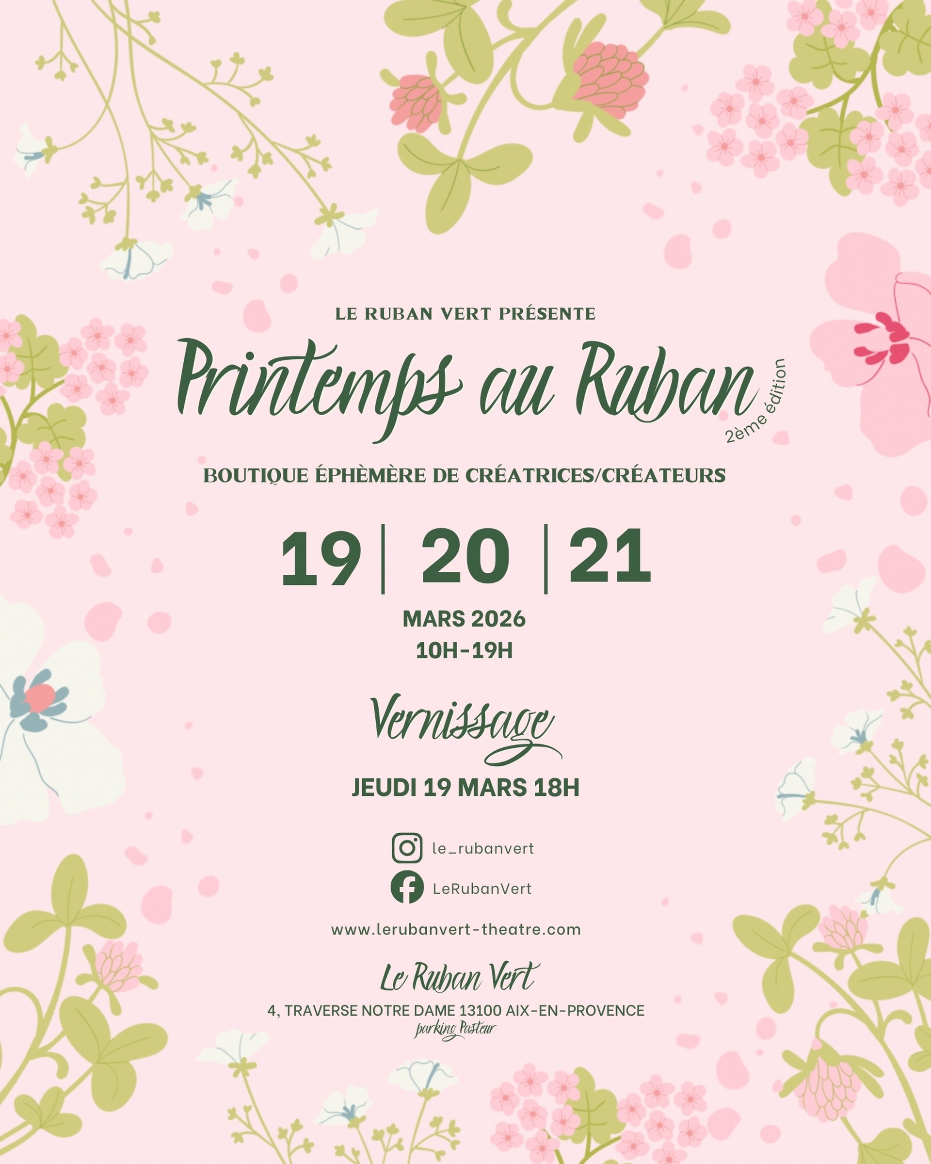 Le printemps au Ruban 2e �dition
