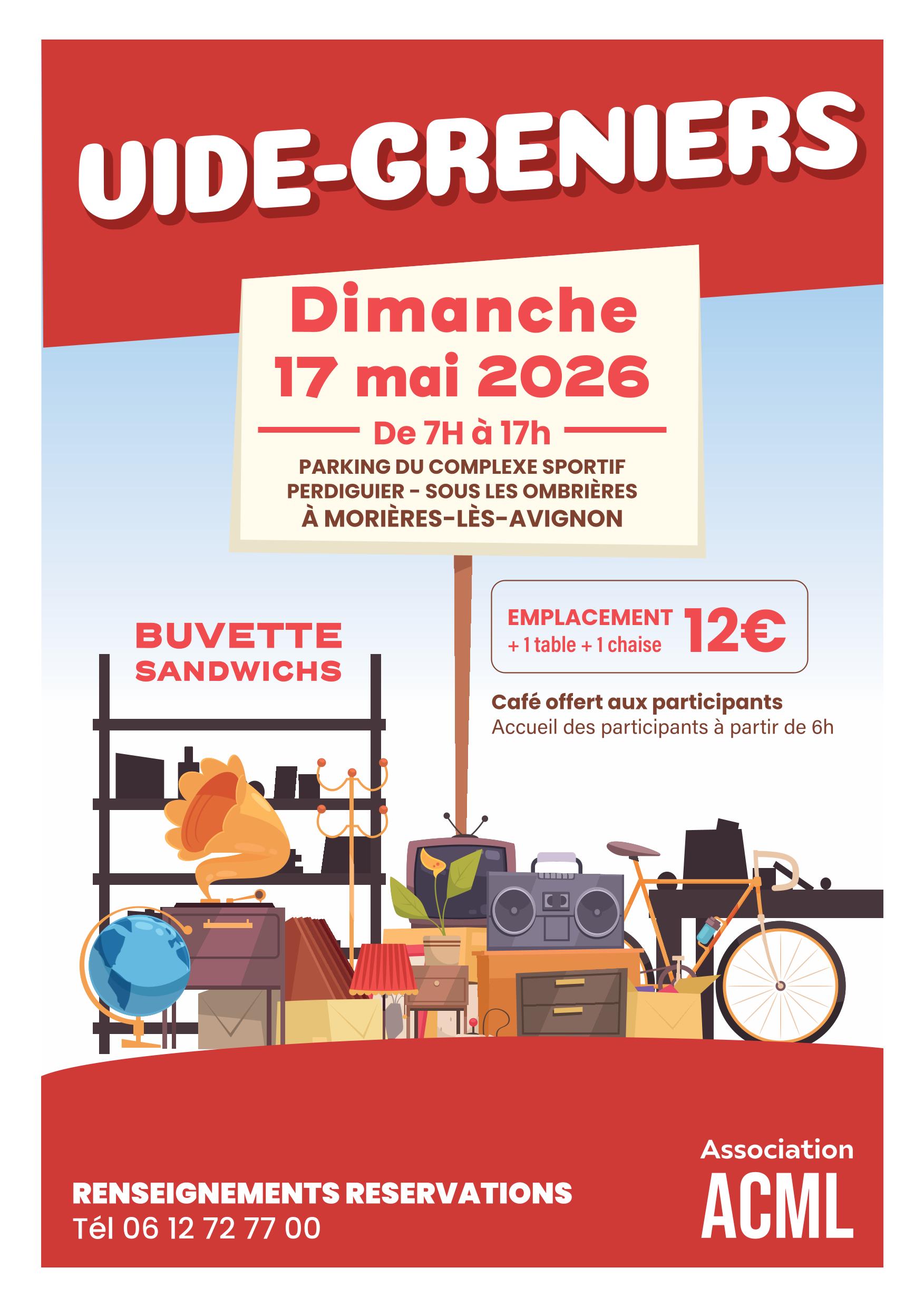 Vide grenier de l'ACML
