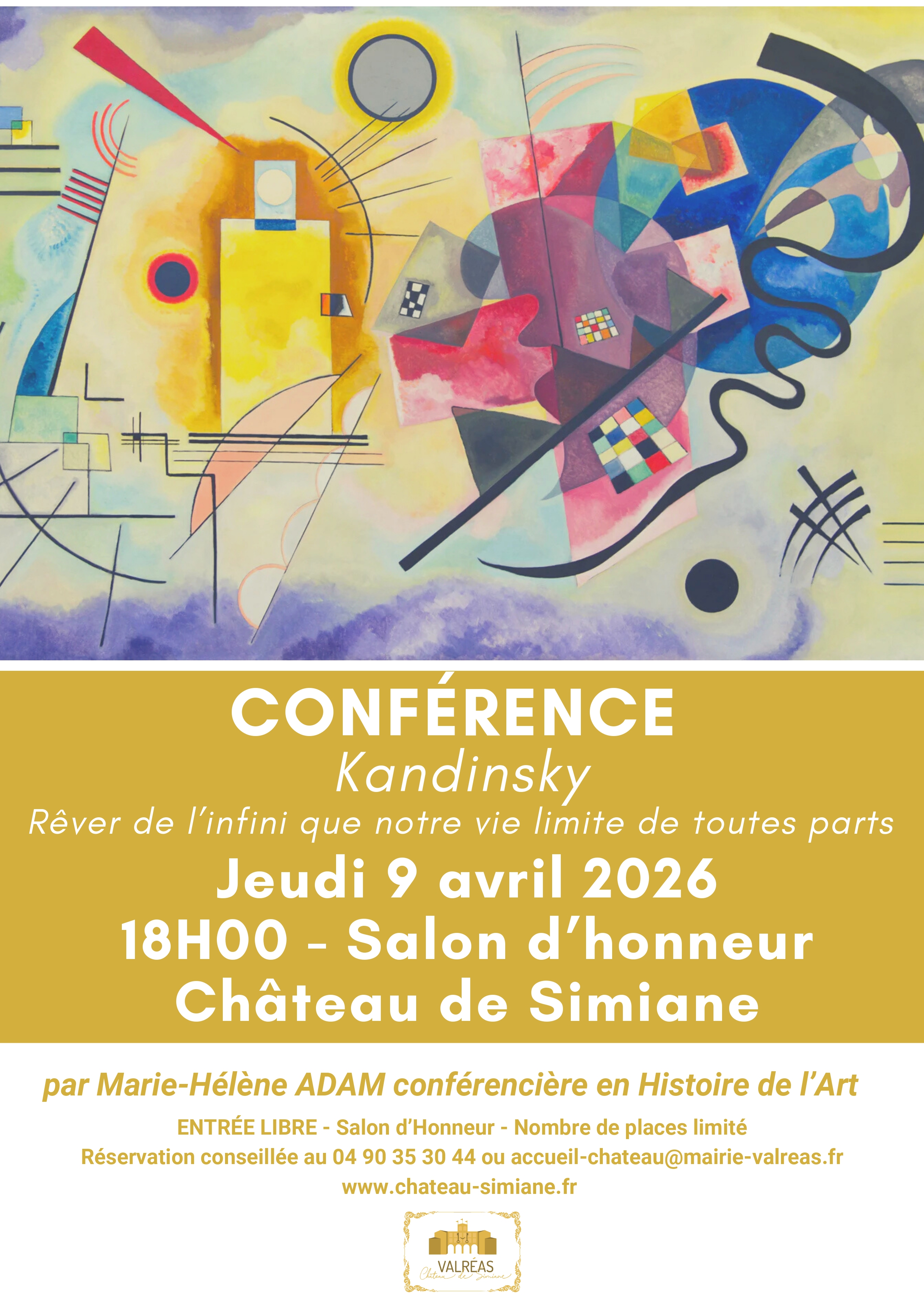Conf�rence sur Kandinsky de Marie-H�l�ne Adam