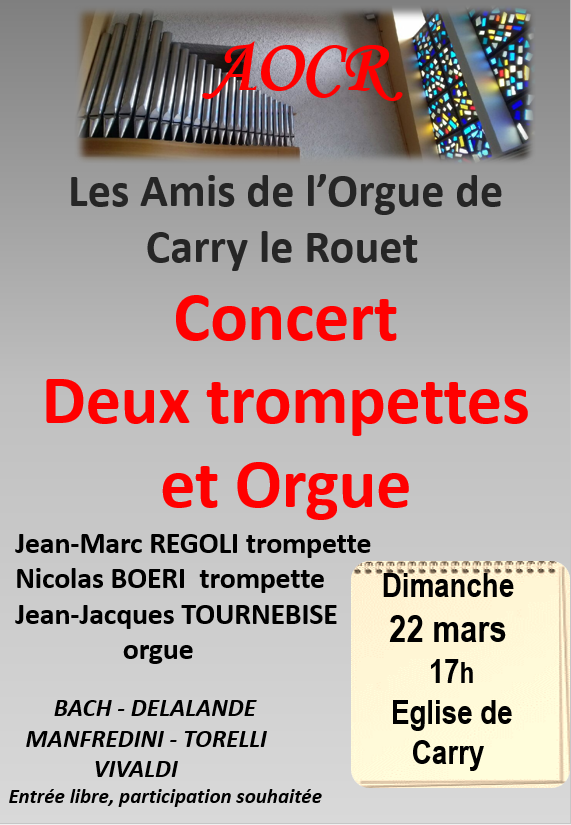 Concert des Amis de l'Orgue de Carry-le-Rouet