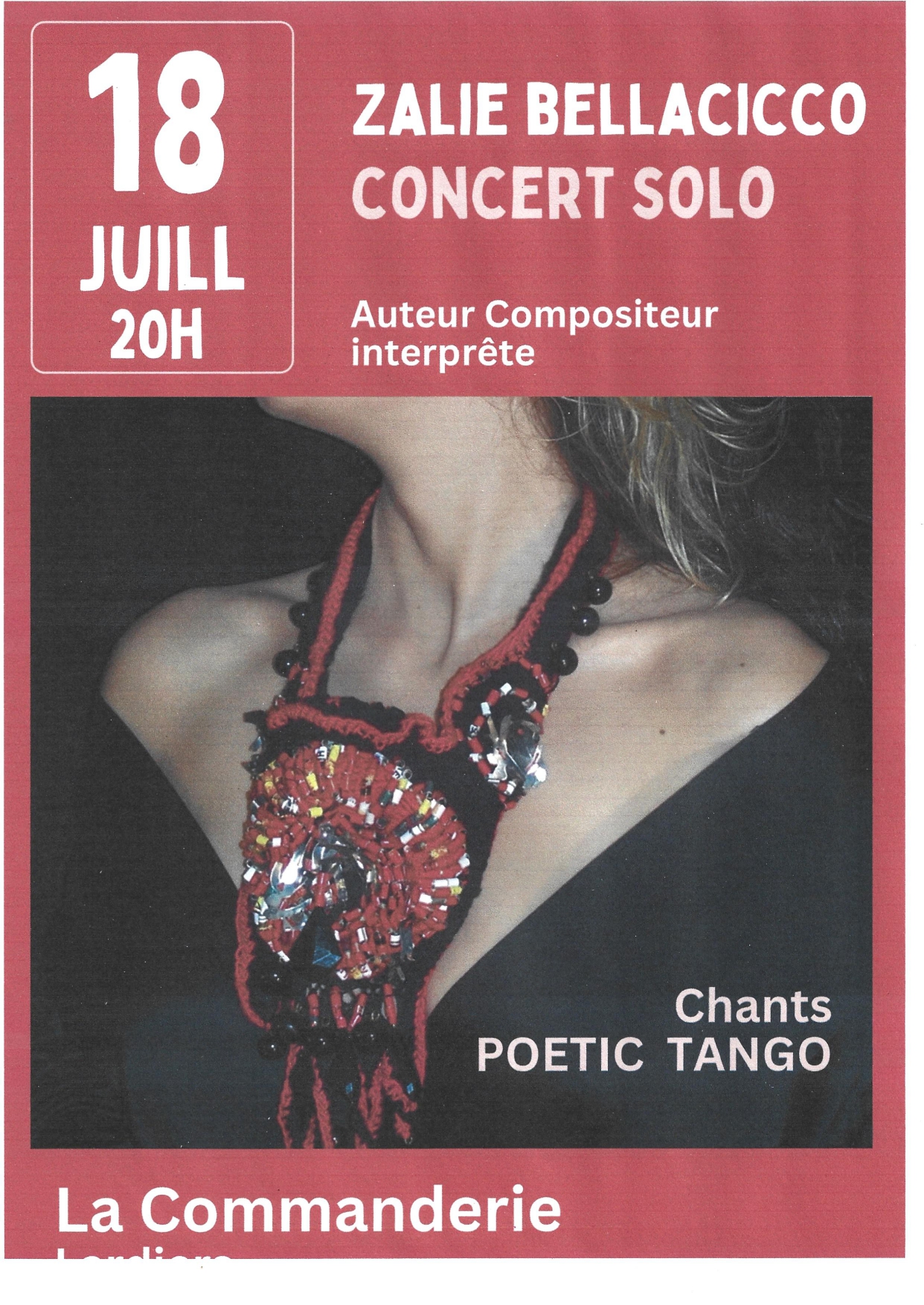 Concert de Zalie Bellacicco