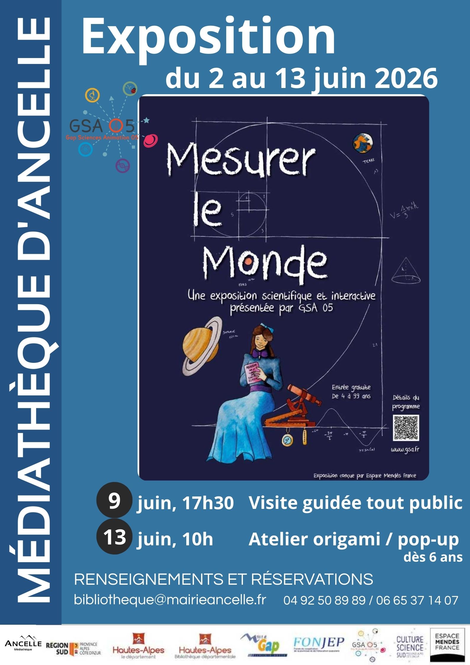 Viste comment�e exposition - Mesurer le monde