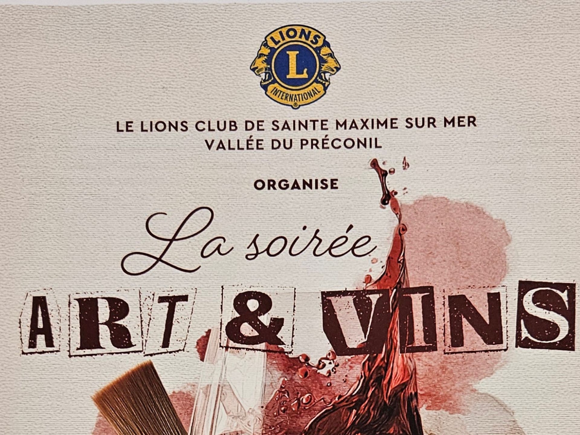 Soir�e art et vins