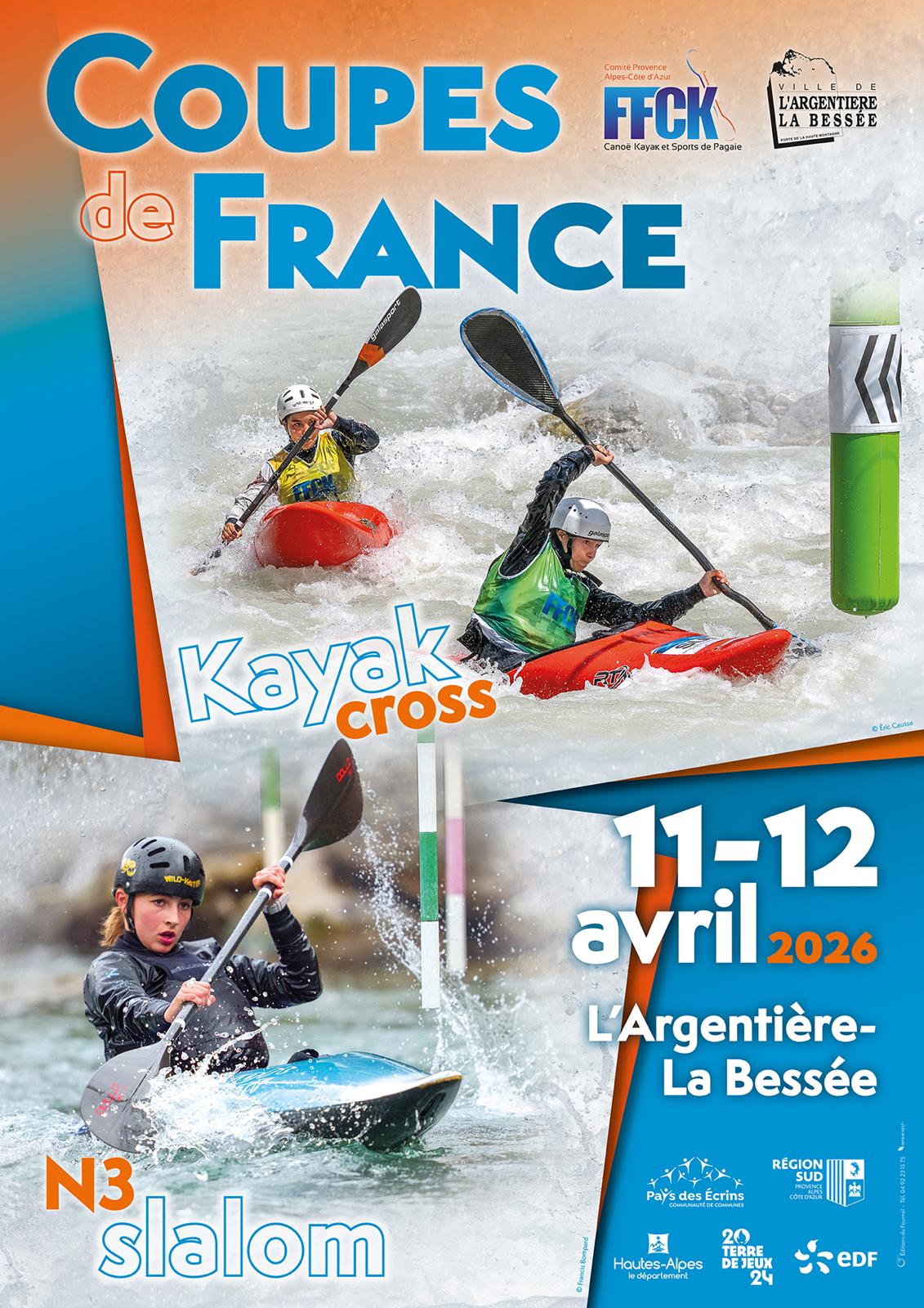 COUPE DE FRANCE KAYAK CROSS & SELECTIF NATIONAL 3 SLALOM