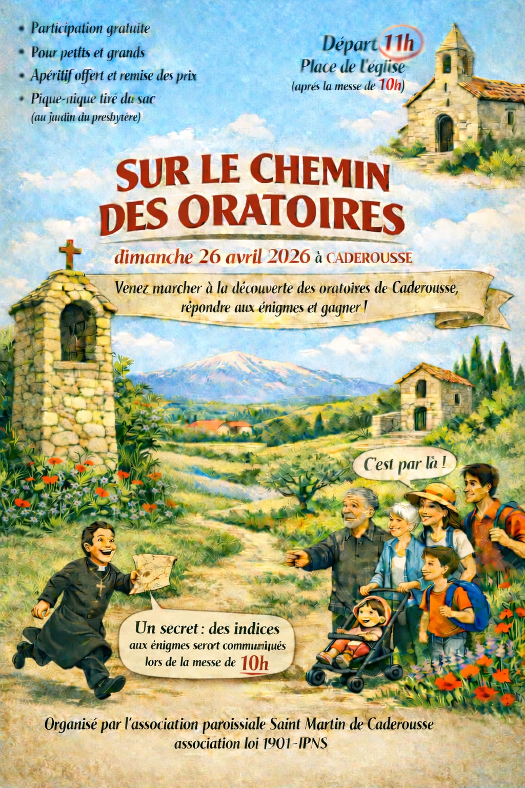 Balade patrimoniale - Sur le chemin des oratoires