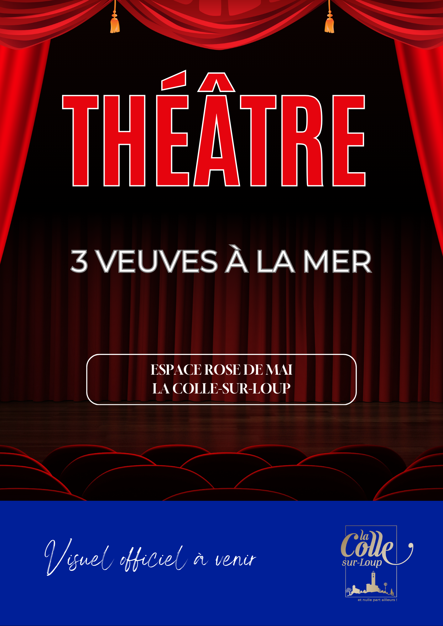 Th��tre, 3 veuves � la mer