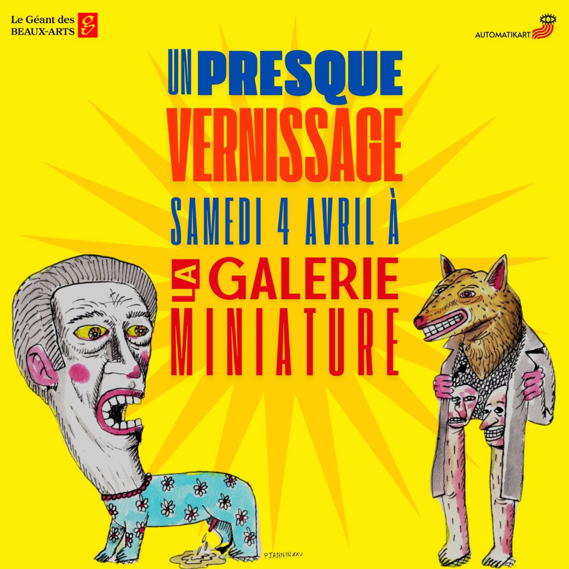 Presque Vernissage � La Galerie Miniature