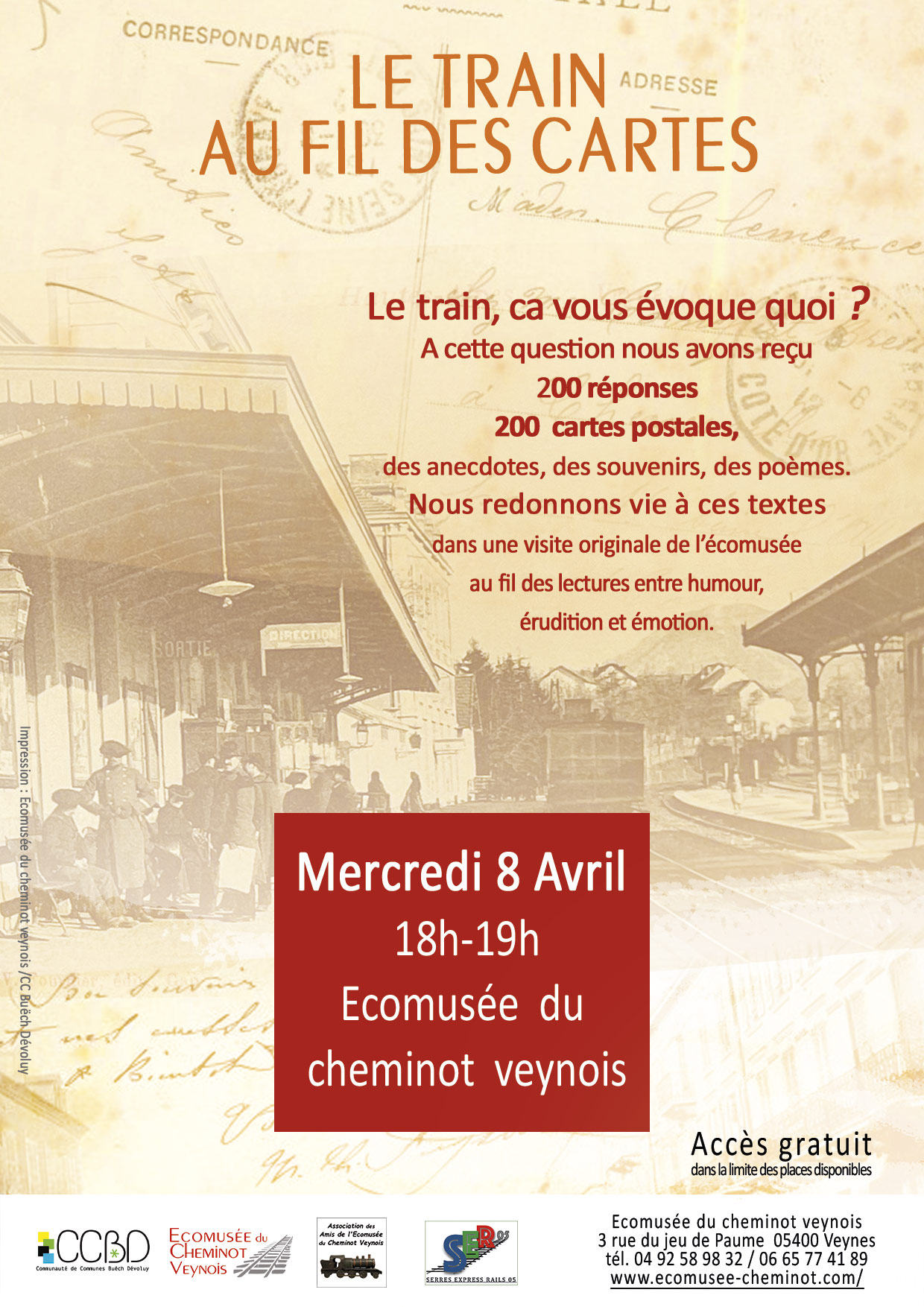 Le train au fil des cartes