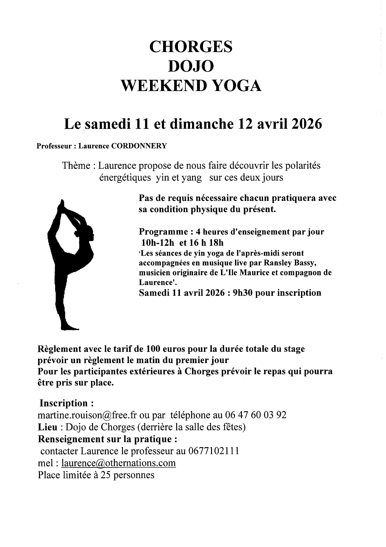 Week-end Yoga