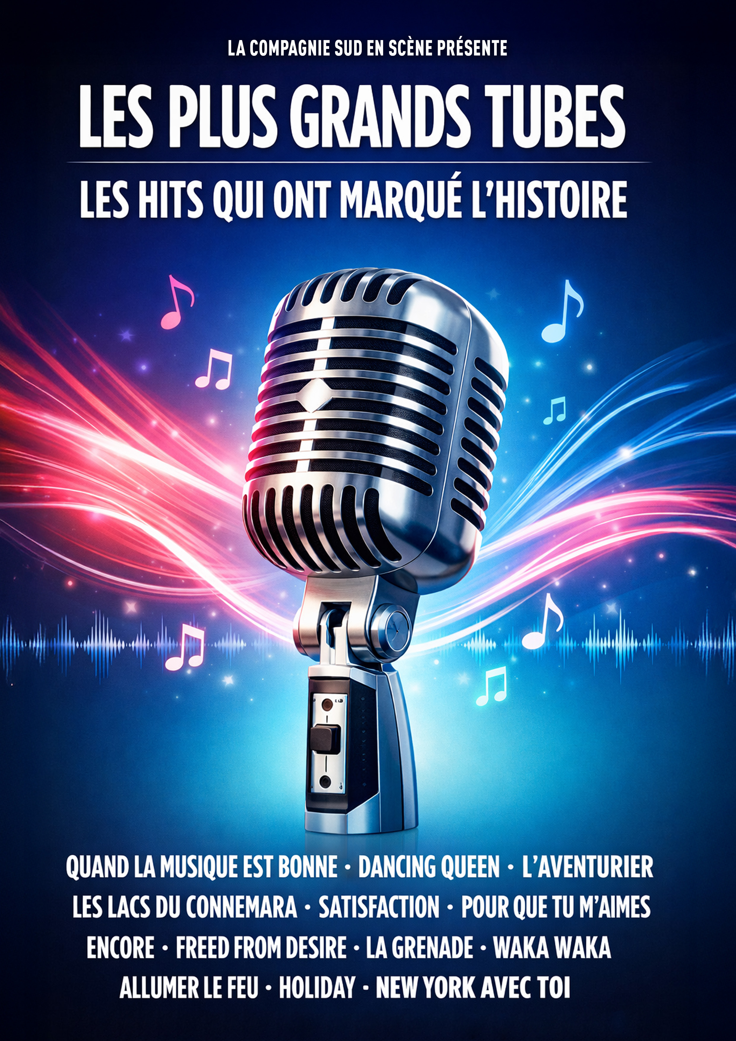 Spectacle musical - Les plus grands tubes