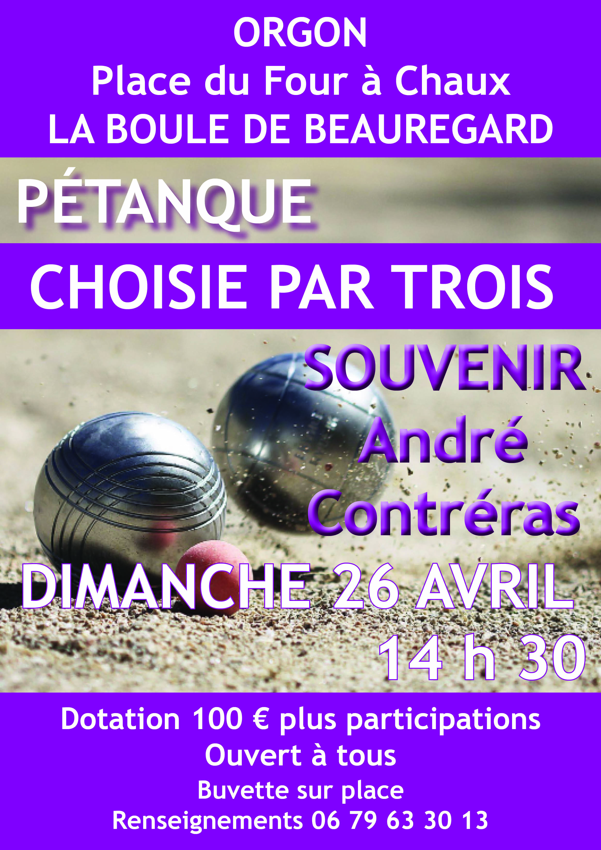 Concours de boules 