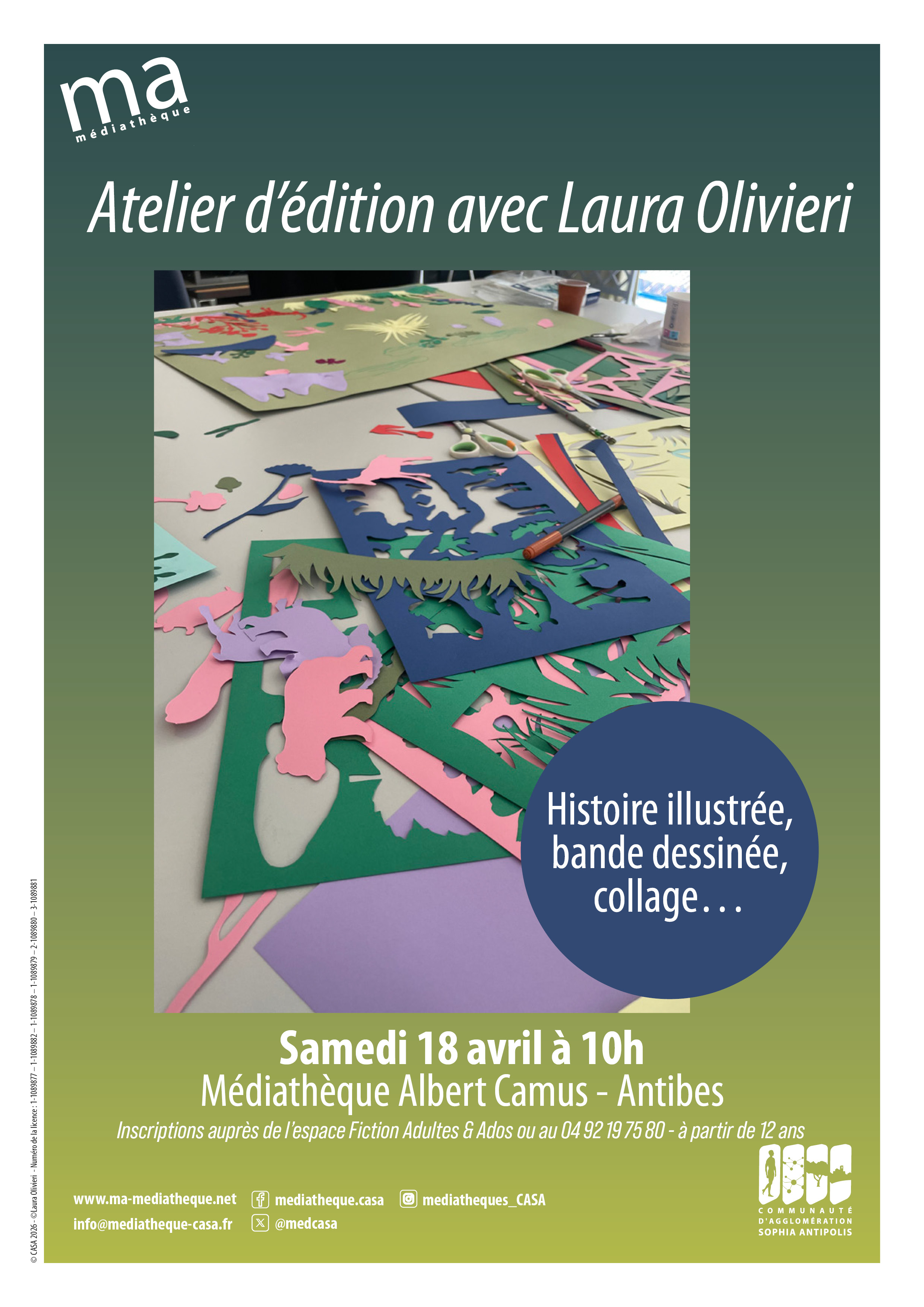 Atelier d��dition avec Laura Olivieri