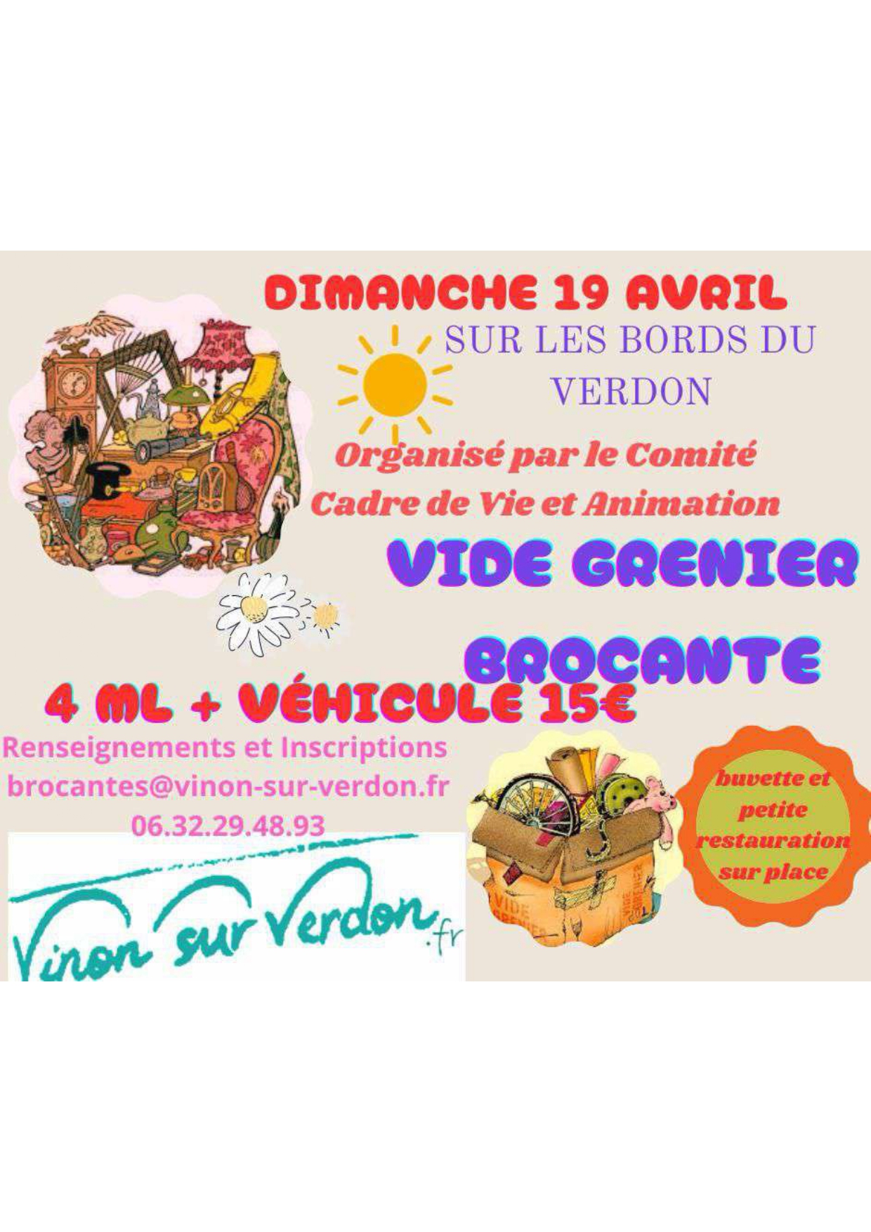 Vide grenier - brocante