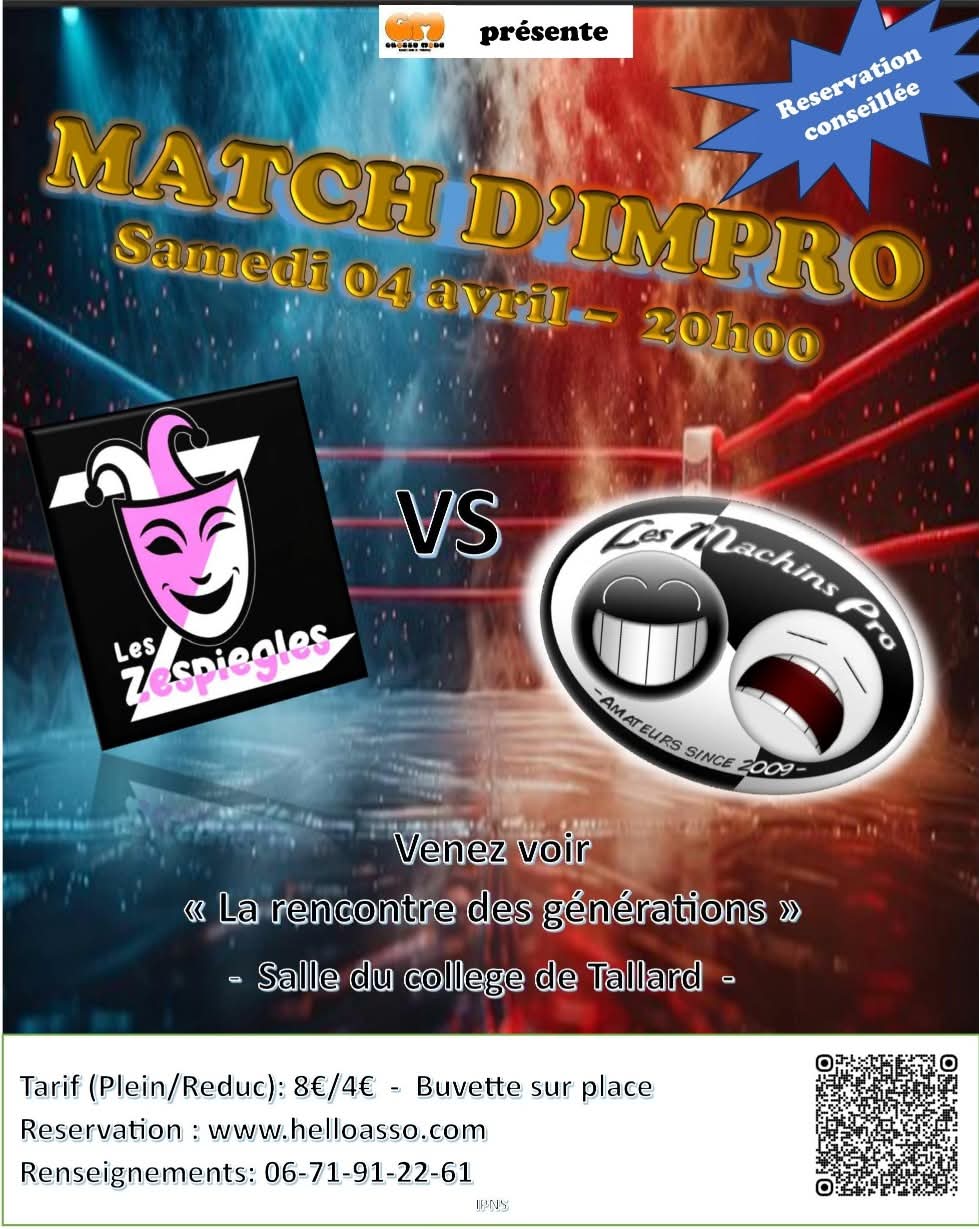 Match d'improvisation th��trale Les Zespi�gles et les Machins Pro