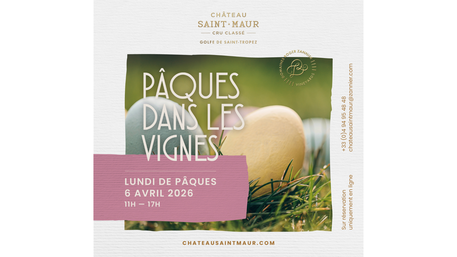 P�ques dans les vignes