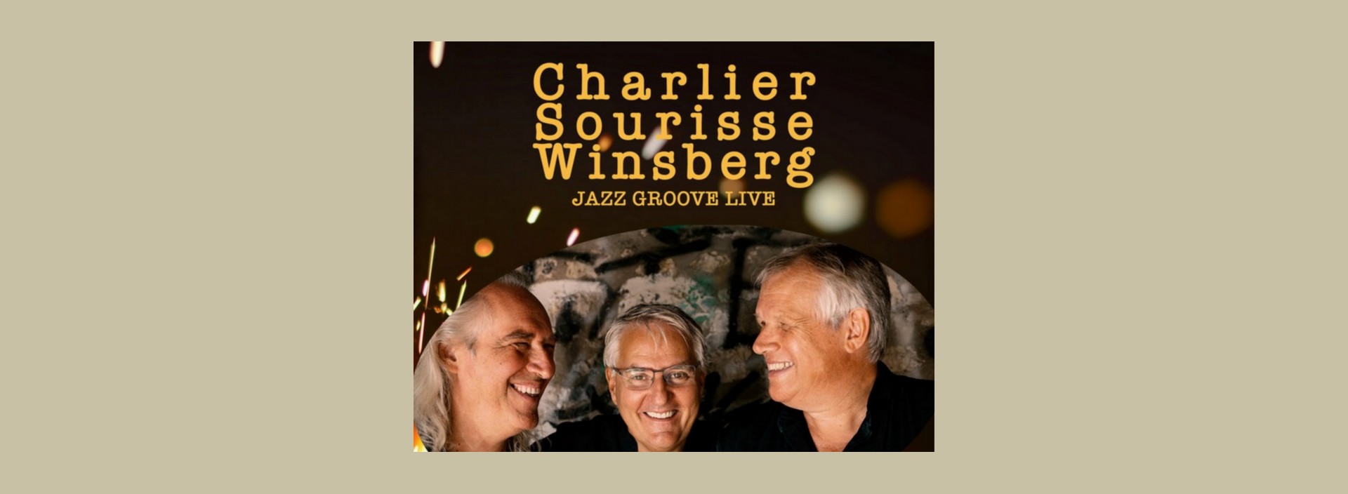 Concert jazz groove live par Charlier, Sourisse et Winsberg