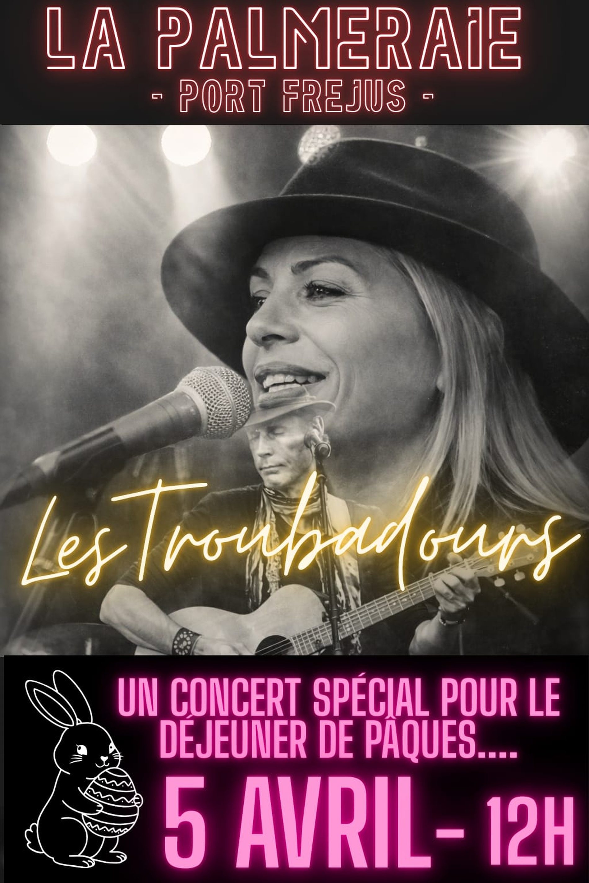 Concert live des Troubadours � La Palmeraie � Port Fr�jus