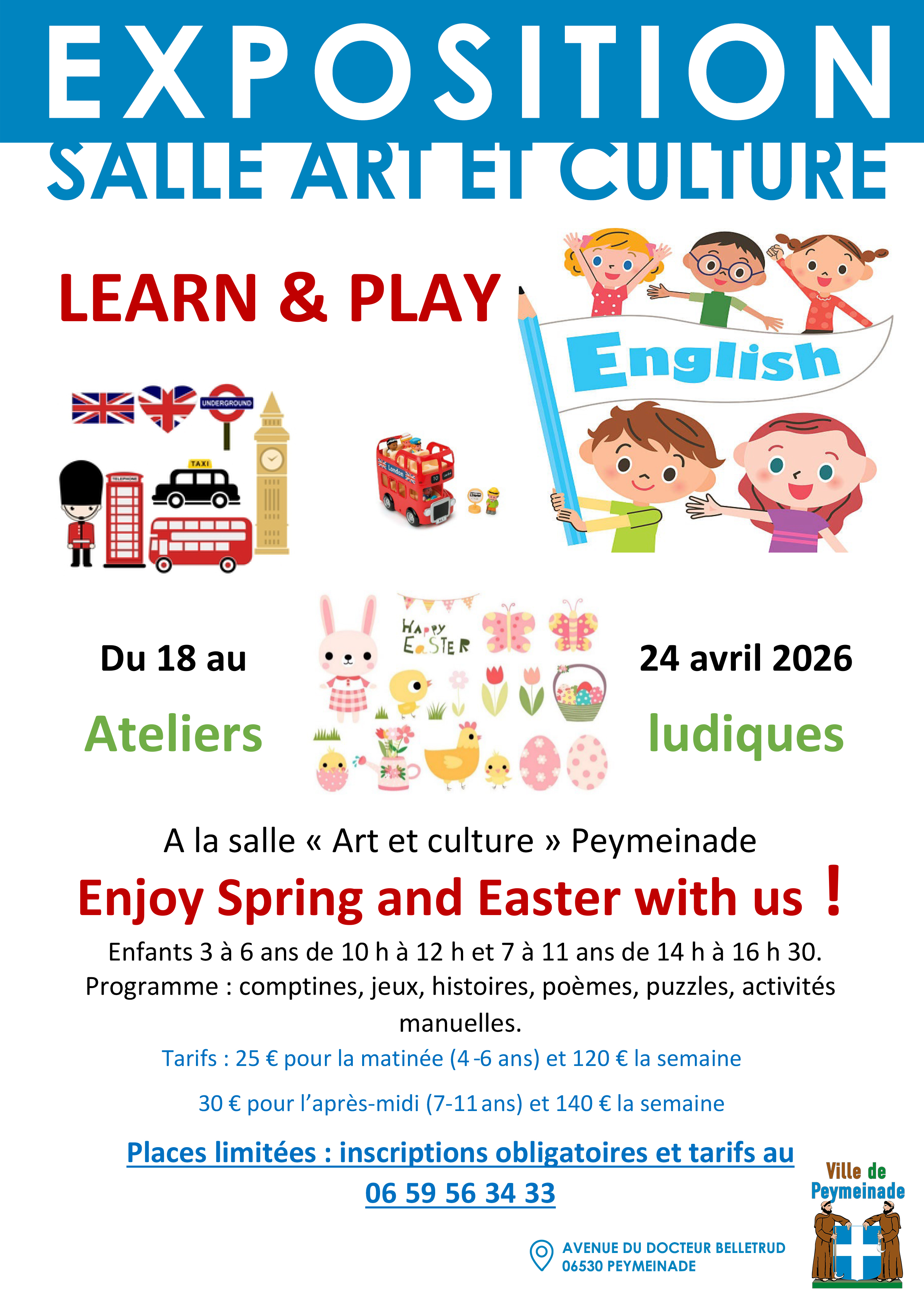 Ateliers d'anglais pour les enfants