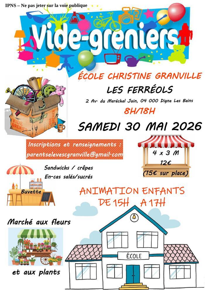 Vide-greniers et march� aux fleurs