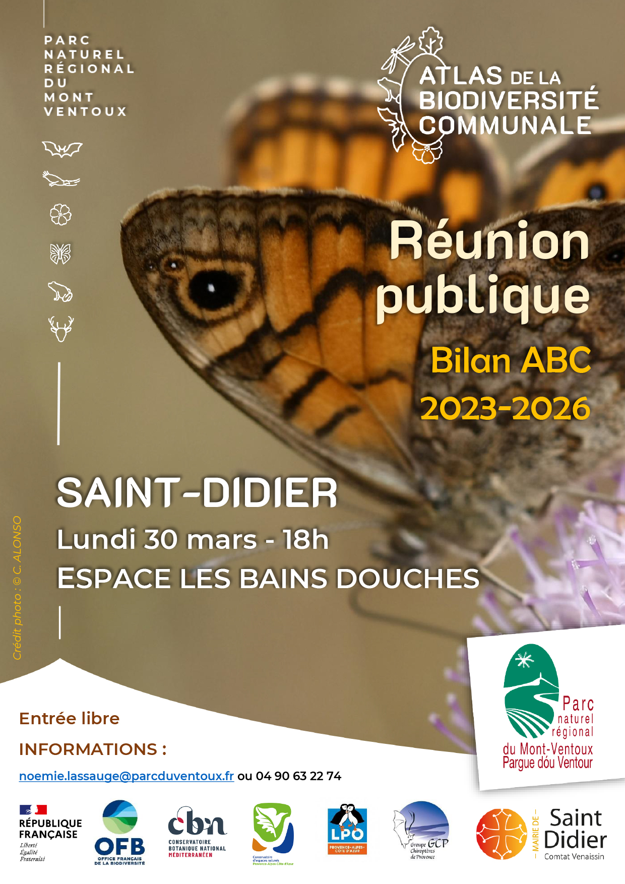 R�union publique de bilan de l�Atlas de la biodiversit� communale