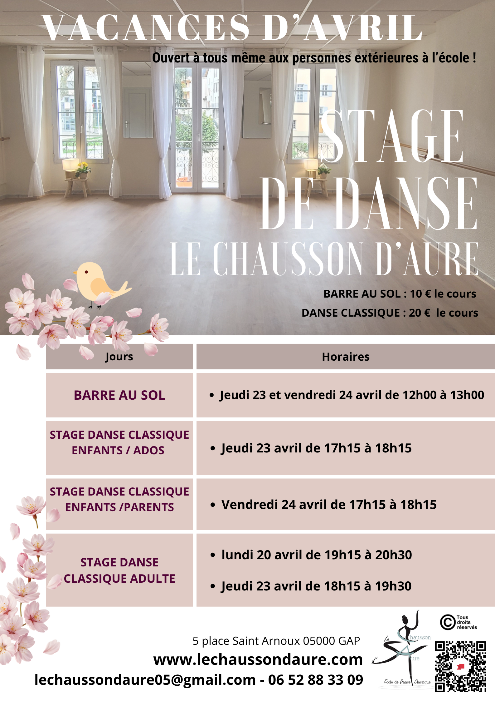 Stage de danse classique