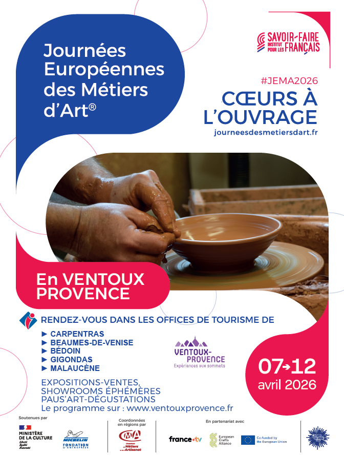 Journ�es Europ�ennes des M�tiers d'art dans les Offices de Tourisme Ventoux Provence