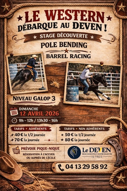 Stage d�couverte : Le western d�barque au deven !