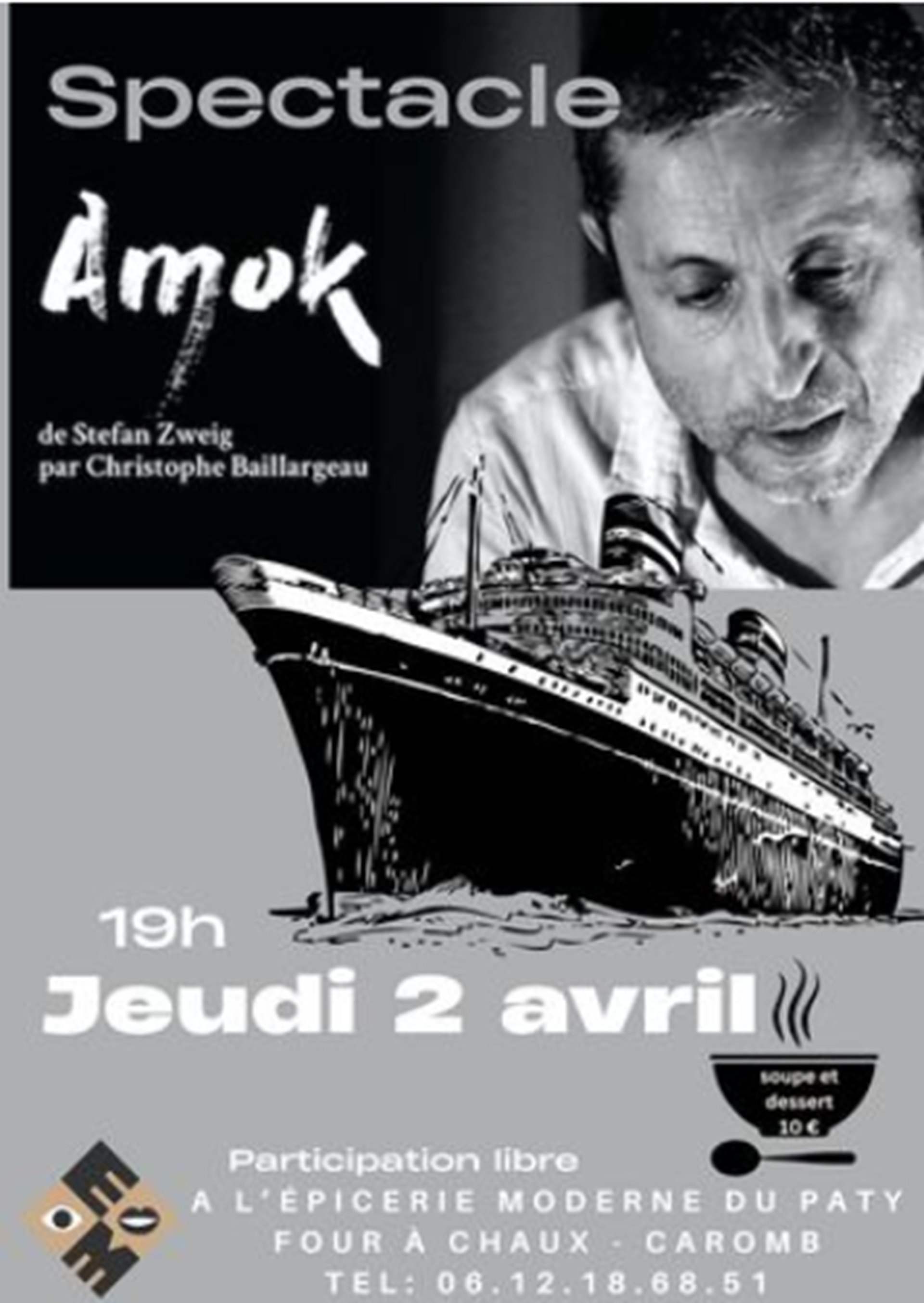 Th��tre : Amok, d'apr�s Stefan Zweig