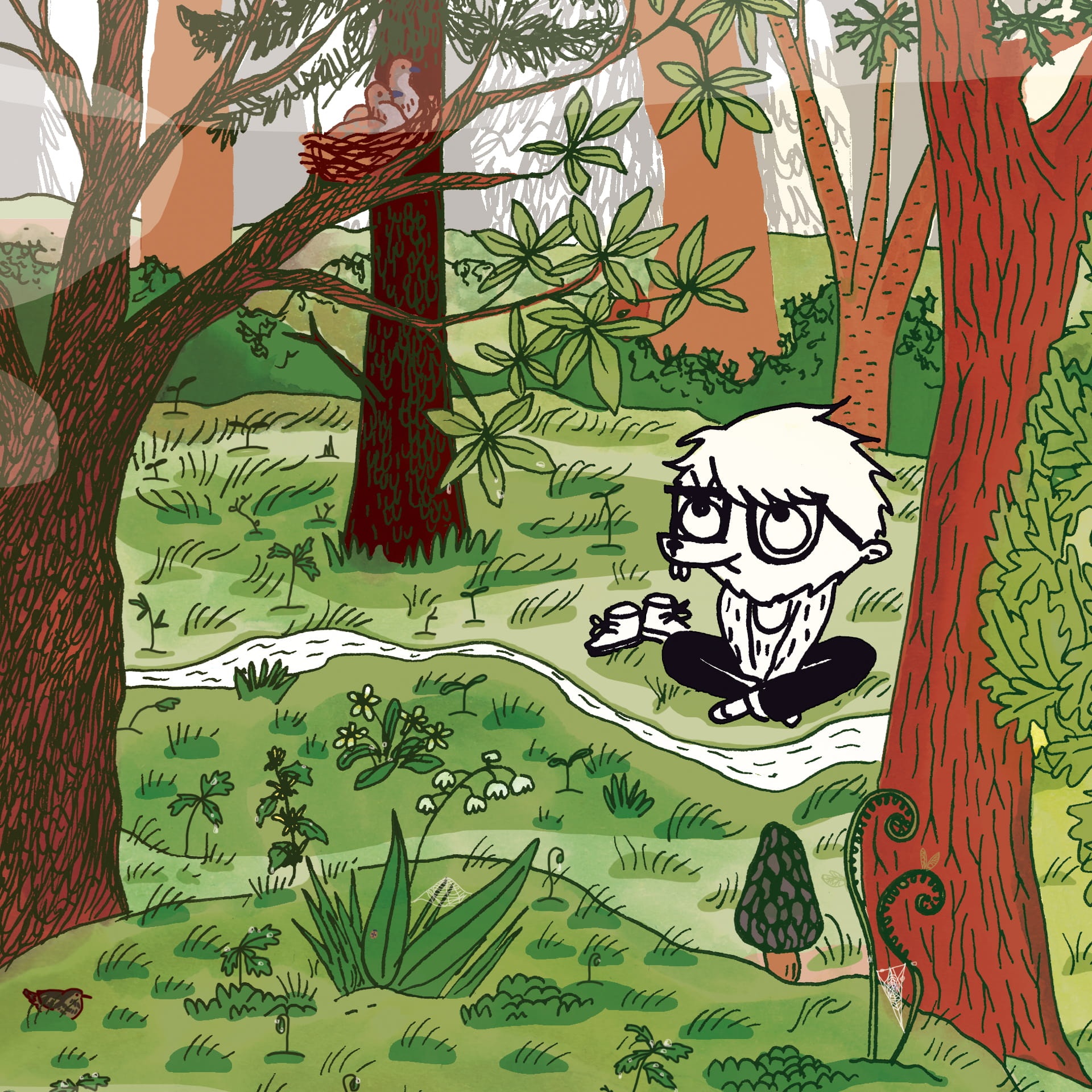 Les ateliers BD de l�exposition : En for�t avec Ga�lle Alm�ras