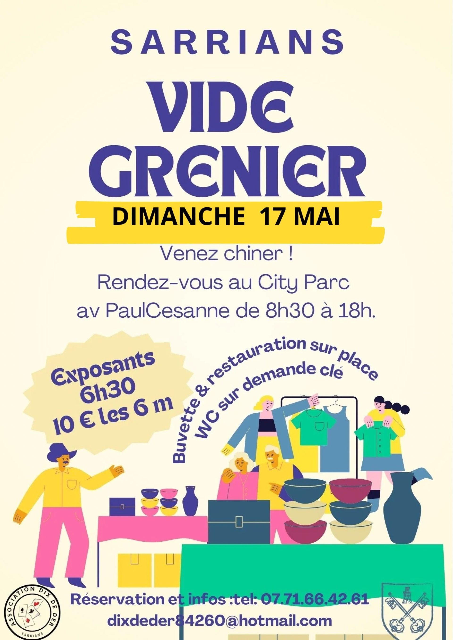 Vide grenier Dix de Der