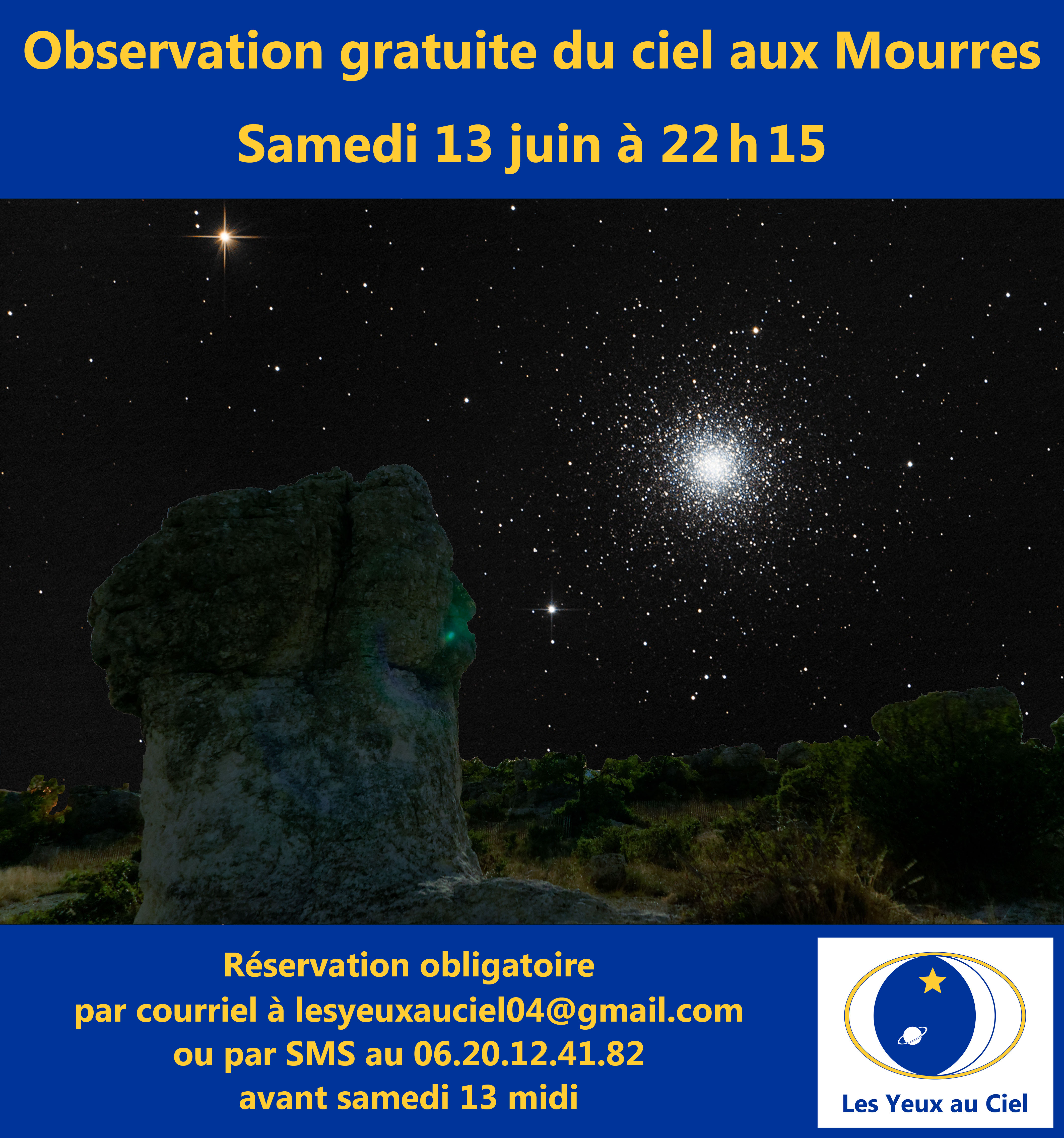 Observation du ciel aux Mourres