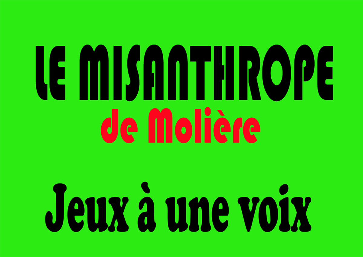 Le Misanthrope de Moli�re