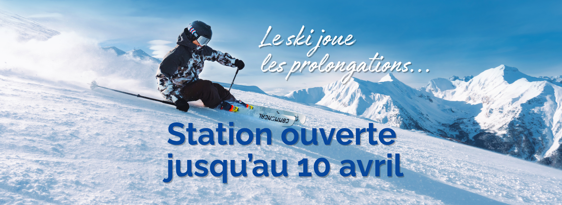 Le ski joue les prolongations jusqu'au 10 avril