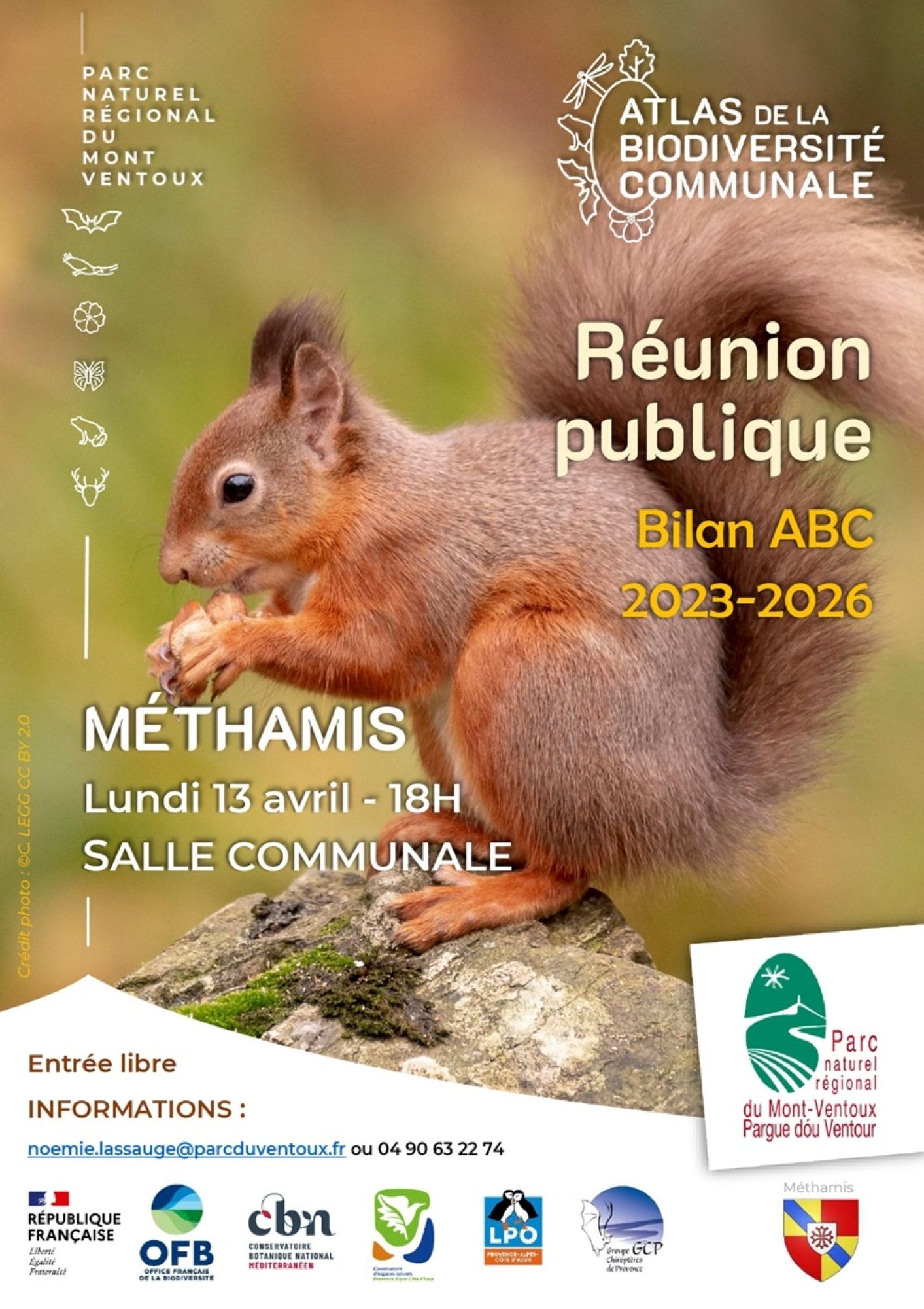 Les Rendez-Vous du Parc : R�union publique - Bilan ABC � M�thamis