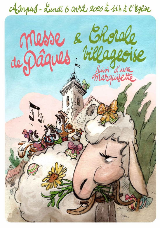 Messe & chorale villageoise de P�ques