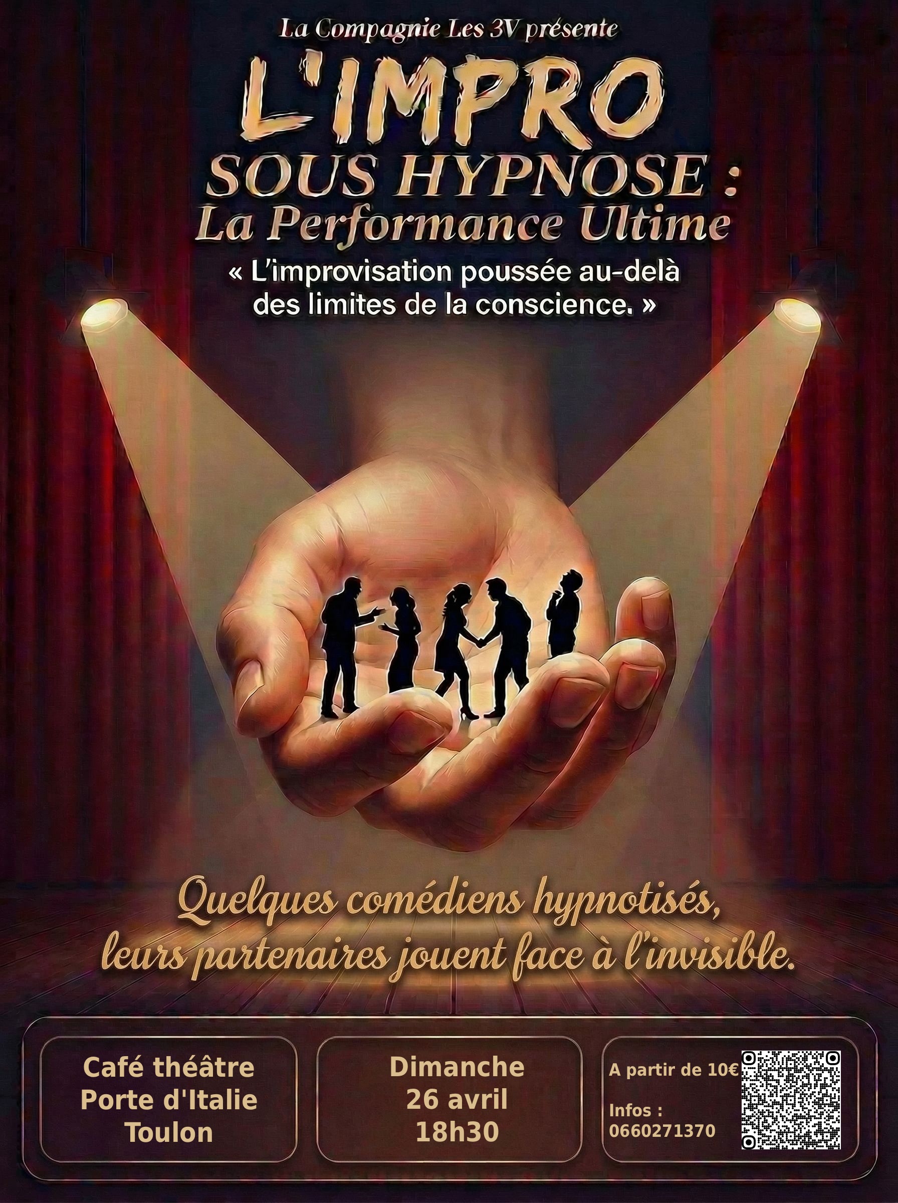 Spectacle - Impro sous hypnose