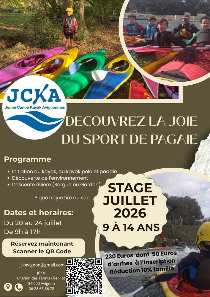 Stage cano� jeune public
