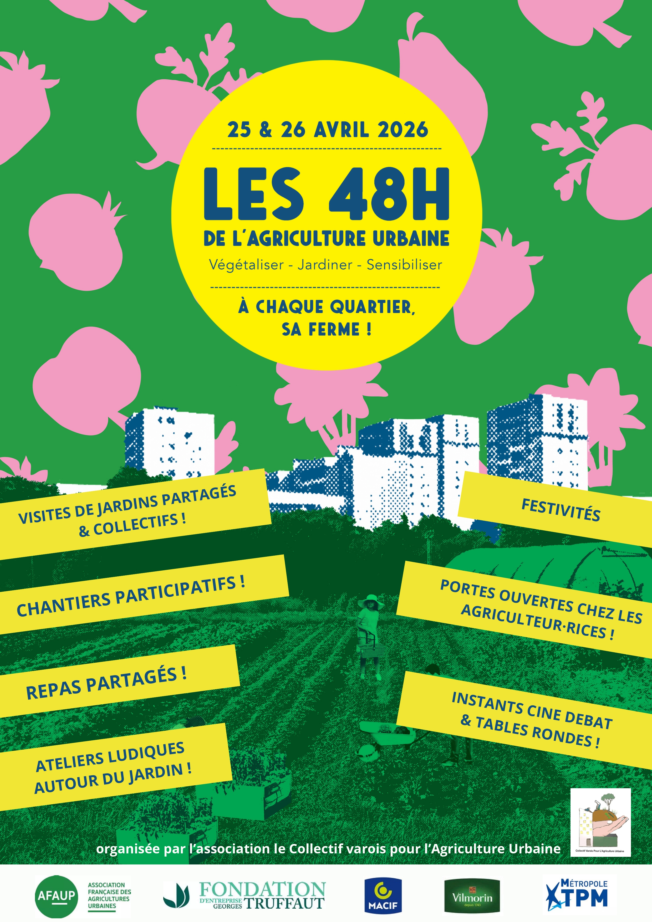 Visite guid�e et Table ronde au Jardin d'Orv�s - Les 48h de l'Agriculture Urbaine