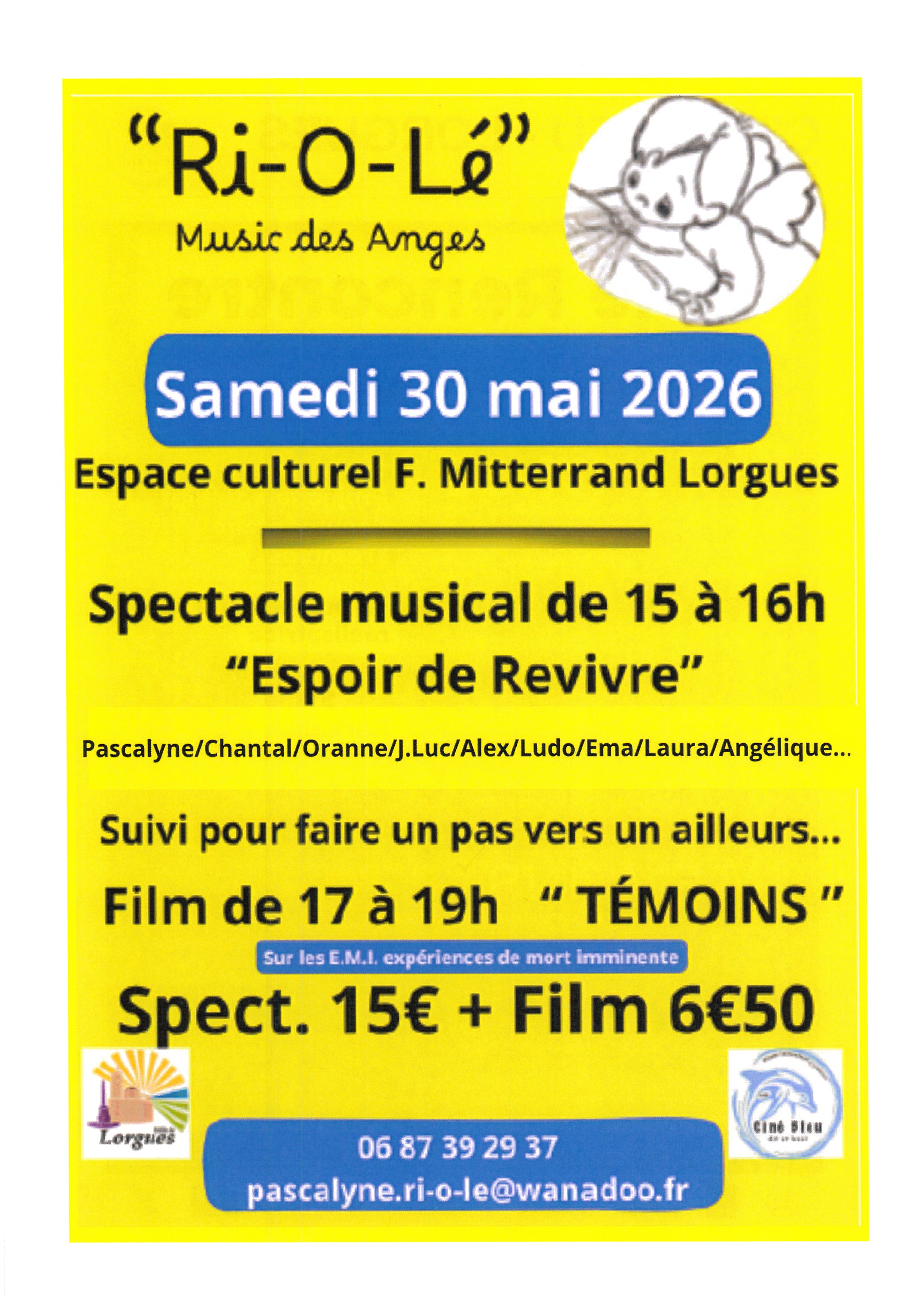 Spectacle Musical Espoir de Revivre