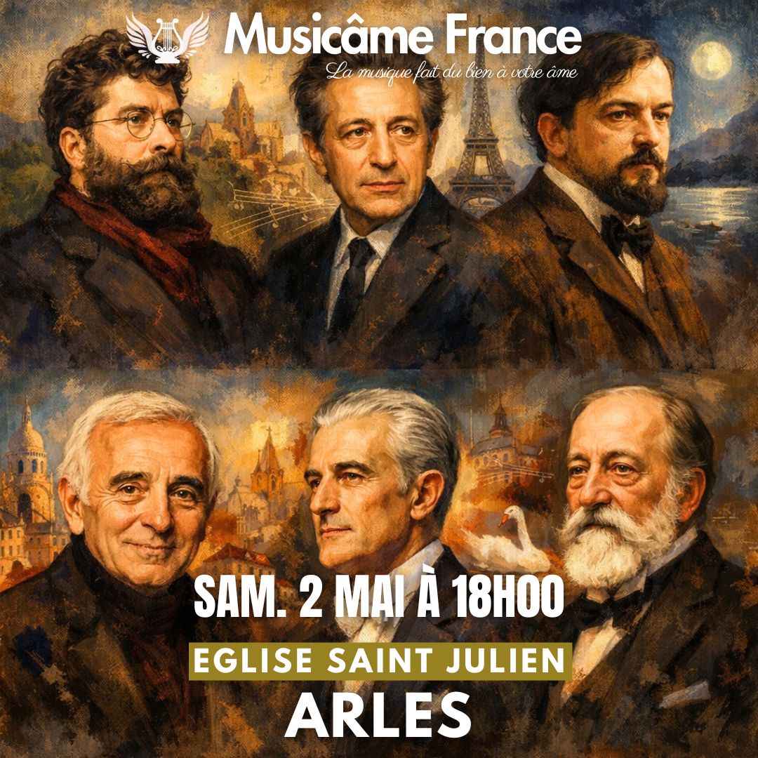 Concert � Arles: Debussy, Ravel, Bizet, Aznavour, Saint-Sa�ns, Dutilleux