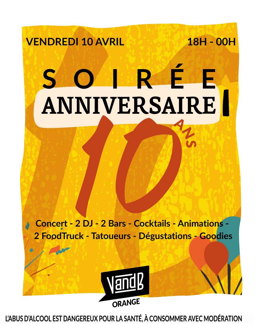 Le V and B f�te ses 10 ans