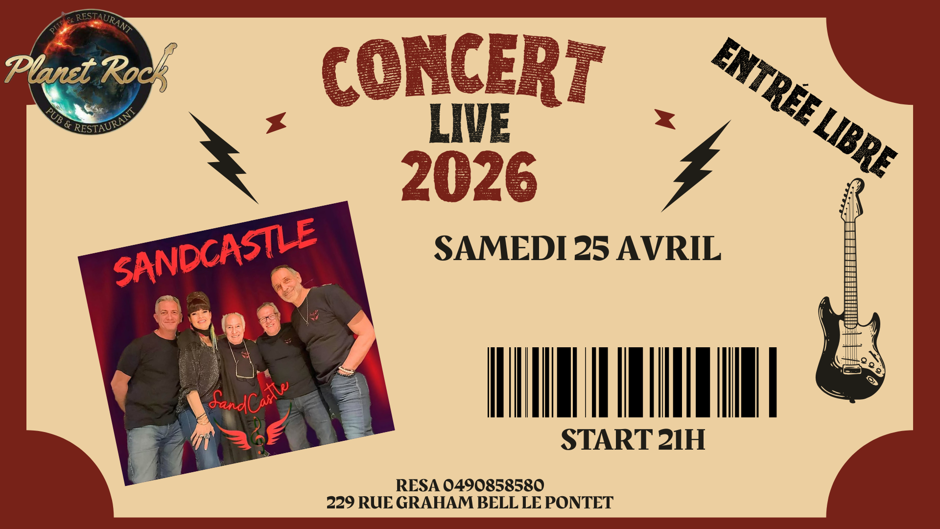 Concert Live SandCastel