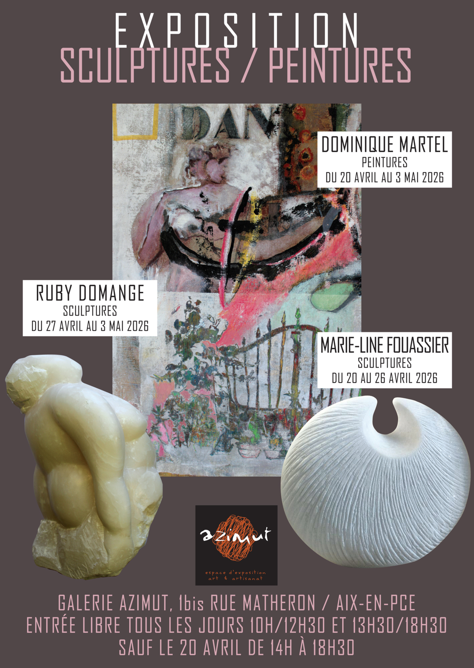 Exposition : Peintures et sculptures