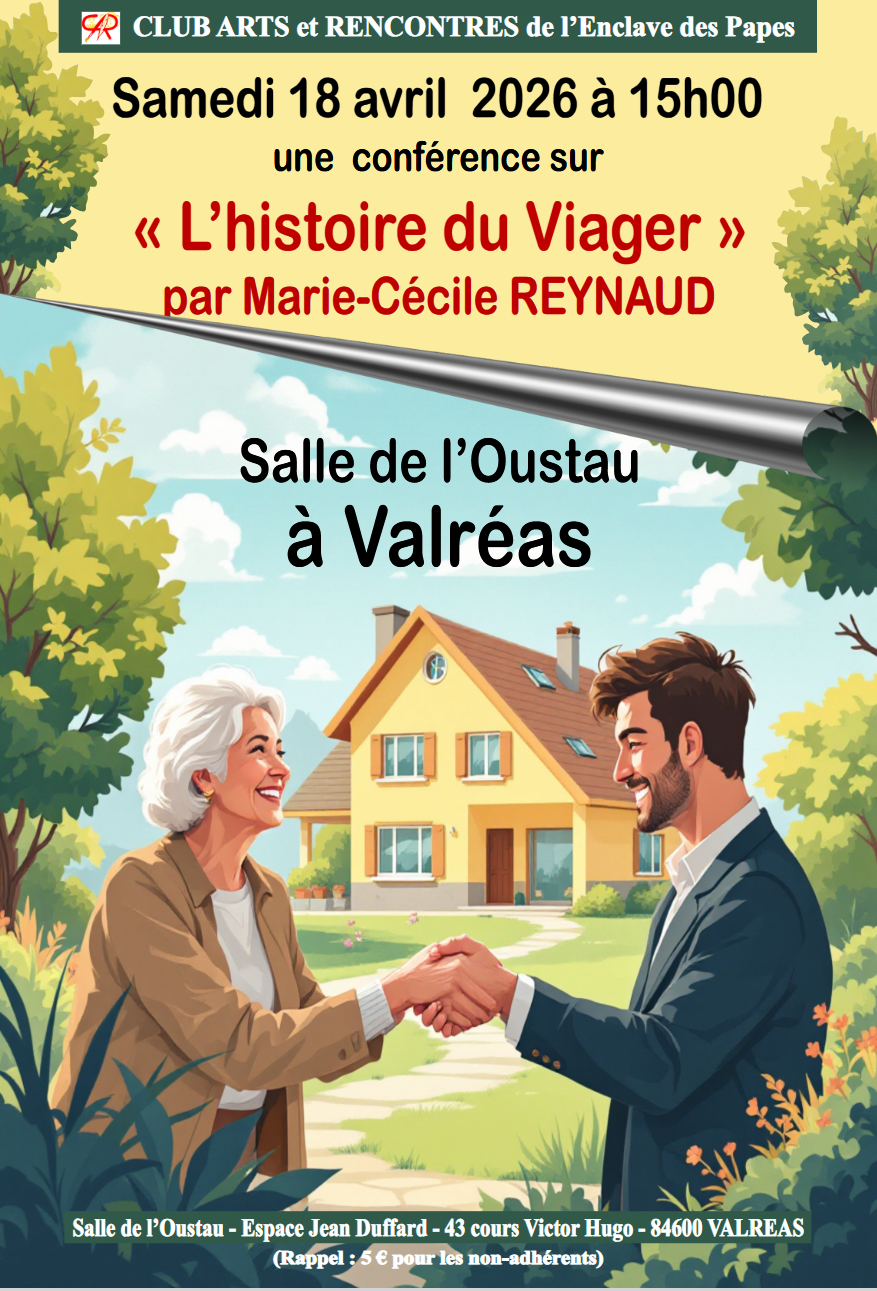 Conf�rence : l'Histoire du viager.